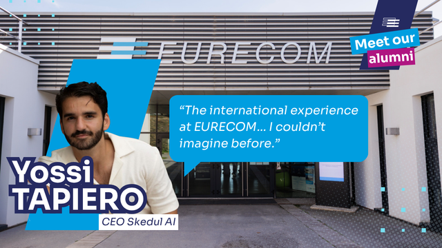 Portrait de Yossi, alumni EURECOM de la data science à l’entrepreneuriat !