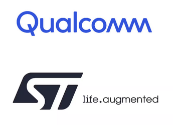 logos Qualcomm - ST Microelectronics